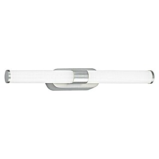 Briloner LED-Spiegelleuchte RUNT (7 W, L x B x H: 40 x 4,5 x 6,5 cm, Chrom-matt, Neutralweiß)