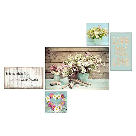 ProArt Young Living Leinwandbild 5-Teiler