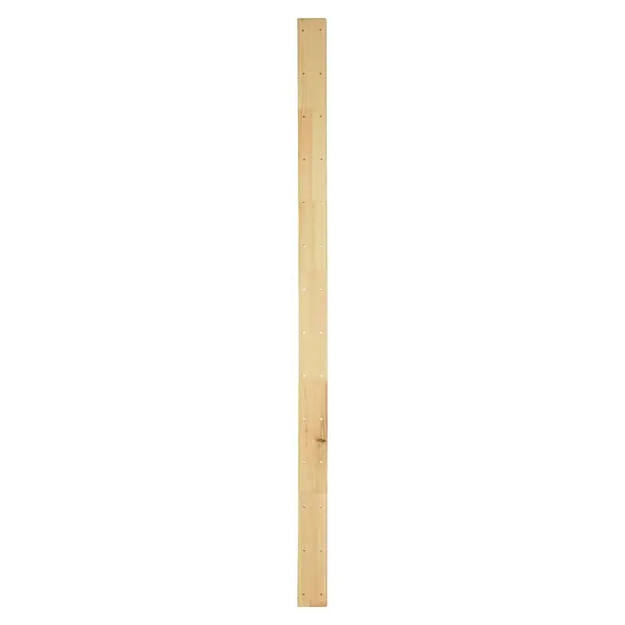 Regalux Regalsystem Heavy Seitenteil - Höhe: 174 cm, Holz - Helle Holzoberfläche mit subtilen Maserungen, perfekt für Möbel oder Wandverkleidungen. Die schlichte Eleganz des Holzes fügt sich nahtlos ein.