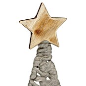 Holz-Weihnachtsbaum (Grau, Jute, Höhe: 44,5 cm) | BAUHAUS