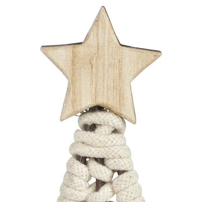 Holz-Weihnachtsbaum (Braun, Jute, Höhe: 44,5 cm) | BAUHAUS