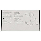 Konstsmide LED-Lichtervorhang (Außen, 6,37 m, Bernstein, 200 Stk., Akkubetrieben) | BAUHAUS