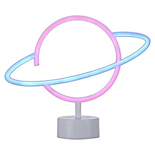 Lámpara LED decorativa Saturno (Multicolor, L x An x Al: 8,5 x 29,5 x 24 cm)