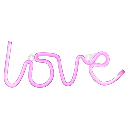 Just Light  LED-Dekoleuchte Neon Love