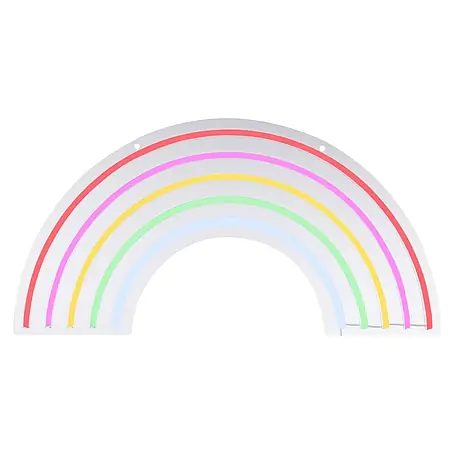 Just Light  LED-Dekoleuchte Neon Rainbow