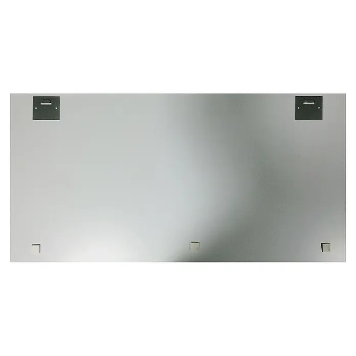 Cuadro - One To Five, An x Al: 100 x 50 cm - Parte trasera de un espejo rectangular con soportes de montaje para fijación a la pared, perfecto para baños o dormitorios.