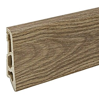 Döllken Sockelleiste (250 cm x 15 mm x 60 mm, Hartschaum, Clear Oak)