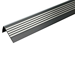 Döllken Treppenkantenprofil (125 cm x 45 mm x 28 mm, Dunkelgrau)