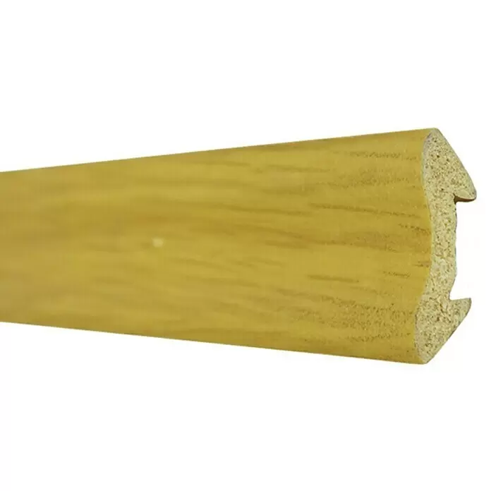 Eckleiste 20 - 2.500 x 22 x 22 mm, Eiche - Helle Holzmaserung T-Profil Übergangsleiste für Böden.