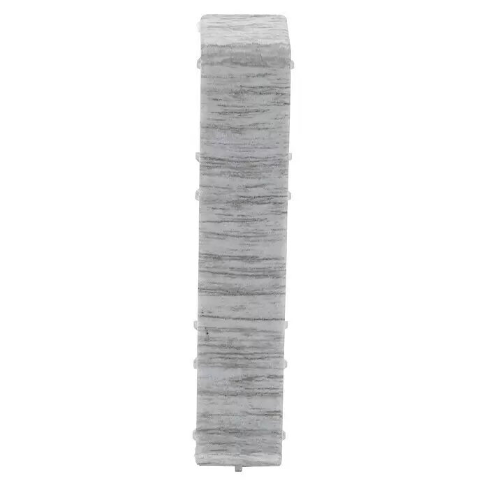 Döllken Übergangskappe Cubica SLK 60 - Seapine, 2 Stk. - Stapel aus weißem Textil oder Papier mit horizontalen grauen Linien, möglicherweise eine Rolle.