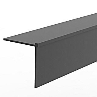 Döllken Winkelleiste 20 (260 cm x 20 mm x 20 mm, Schwarzmetallic)