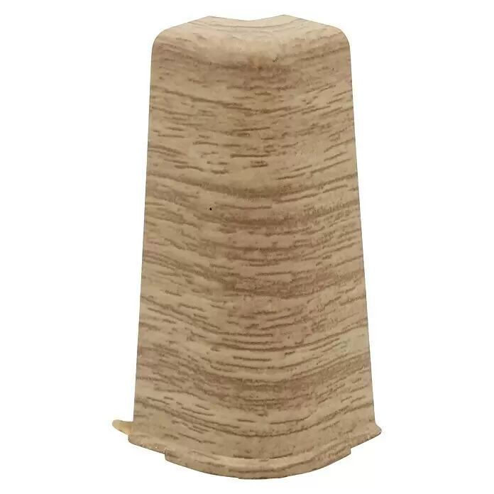 Döllken Außenecke Cubica SLK 60 - Royal Elm, 1 Stk. - Helle Holzoptik-Eckleiste mit strukturierter Maserung.