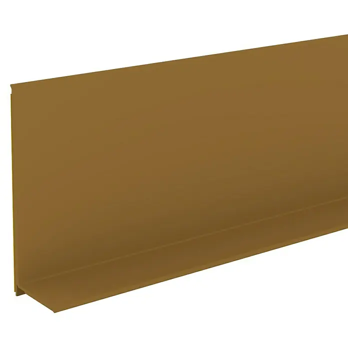 Döllken Sockelleiste SK - 5 m x 15 mm x 50 mm, Nussbaum - Ein brauner Vinyl-Sockel für eine elegante und praktische Wandgestaltung mit einfacher Installation und dauerhaftem Schutz vor Abnutzung und Beschädigung.
