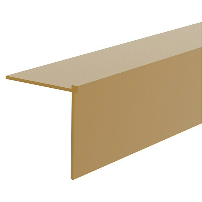 Döllken Winkelleiste 20 (260 cm x 20 mm x 20 mm, Goldmetallic)