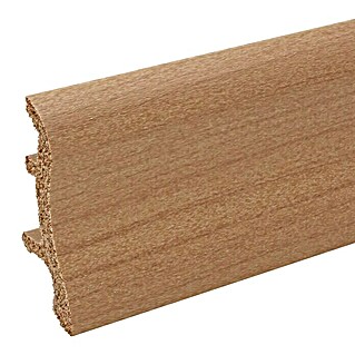 Döllken Sockelleiste Classic 50 (250 cm x 22 mm x 50 mm, Kirschbaum Antik)