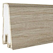 Döllken Sockelleiste USL 60 Clip (250 cm x 17 mm x 60 mm, Kunststoff, Golden Oak) | BAUHAUS