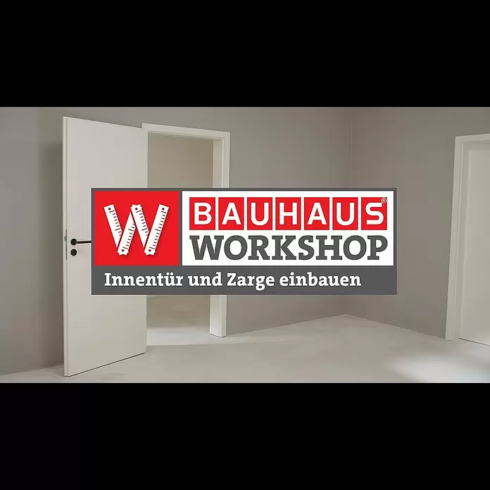 GetaDoor Laminit Wohnungseingangstür GL 222 - Klimaklasse nach RAL: II, 860 x 1.985 mm, DIN Anschlag: Links, Arctic Weiß - Zarge tauschen und neue Innentür einbauen [Anleitung] | BAUHAUS Workshop