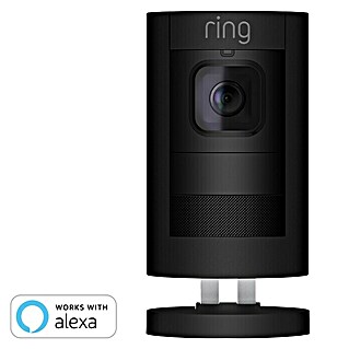 Ring Überwachungskamera Stick Up Cam Elite (Akkubetrieben, 1.920 x 1.080 Pixel (Full HD), Schwarz)