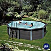 Gre Avantgarde Piscina de WPC + LED (L x An x Al: 524 x 386 x 124 cm, 16.210 l, Gris oscuro) | BAUHAUS