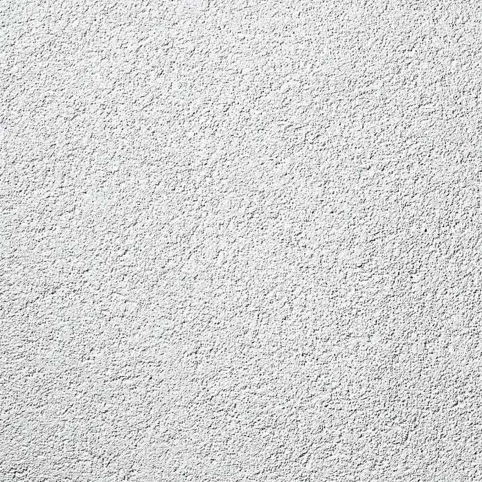 SG Weber Scheibenputz - Körnung: 3 mm, 25 kg - Nahaufnahme einer weißen, rau verputzten Wand, die eine gleichmäßige, körnige Textur für vielfältige Designanwendungen bietet.
