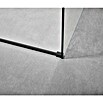 GME Mampara de ducha esquinera Basic (L x An x Al: 90 x 135 x 196 cm, Vidrio transparente, Negro) | BAUHAUS