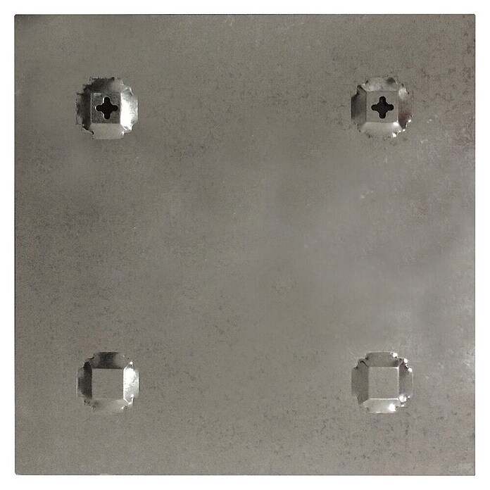 Memoboard (Grau Holzoptik, 30 x 30 cm)