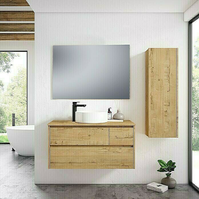 Armario para tabla de planchar para montar en la pared, plegable con  espejo, color blanco