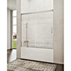 GME Mampara para bañera Basic (An x Al: 150 x 150 cm, Vidrio serigrafiado, Cromo) | BAUHAUS