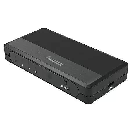 Hama  HDMI-Umschalter 3 Eingänge, 1 Ausgang
