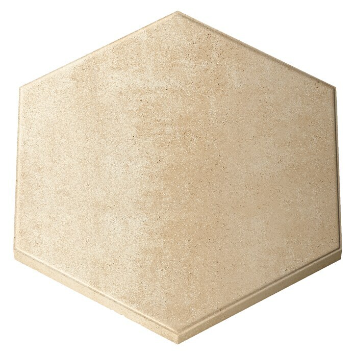 SAS Tessera Terrassenplatte (24,8 x 42,9 x 3,5 cm, Sechseckig, Beige/Grau, Beton) | BAUHAUS