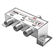 Hama 3-fach Verteiler Breitband-Kabel (Vollgeschirmt, 5 - 862 MHz, F-Kupplung) | BAUHAUS