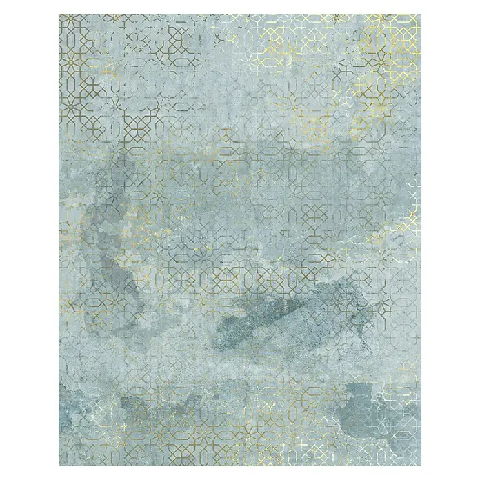 Komar Infinity 2 Fototapete Jaunty Jewels - B x H: 200 x 250 cm, Vlies - Elegante Dekoration mit einem ansprechenden Muster auf grauem Grund, das jedem Raum eine besondere Note verleiht.