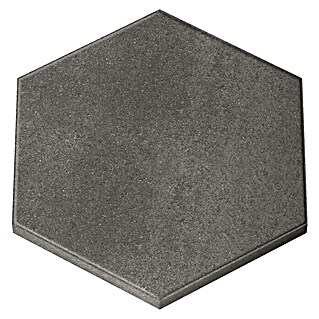 SAS Tessera Terrassenplatte (24,8 x 42,9 x 3,5 cm, Sechseckig, Anthrazit, Beton)