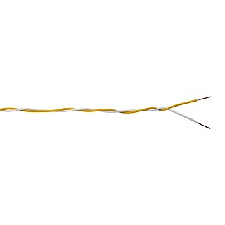 Klingeldraht (Kabeltyp: Y, 20 m, Gelb/Weiß)