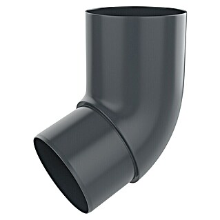 FunkeGruppe Fallrohrbogen (Nennweite: 75 mm, Winkel: 67 °, Kunststoff, Anthrazit)