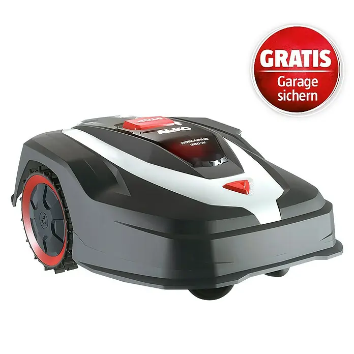 AL-KO Mähroboter Robolinho 350W350 m², Schnittbreite: 20 cm, Induktionsgestützte Navigation, Begrenzungskabel Campaign