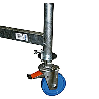 Krause Fahrrolle (Durchmesser: 125 mm, Passend für: Krause Gerüst ProTec, Bremse)