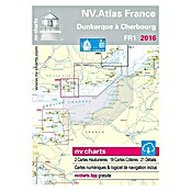 NV-Verlag Seekarten Kartensatz FR 1 - Atlas Frankreich La Manche, Dunkerque à Cherbourg