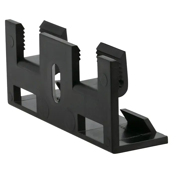 LOGOCLIC Leistenclip - 30 Stk. - Schwarze Kunststoff-Komponente, ideal für die sichere Montage und Fixierung von Bauteilen in verschiedenen Anwendungen.