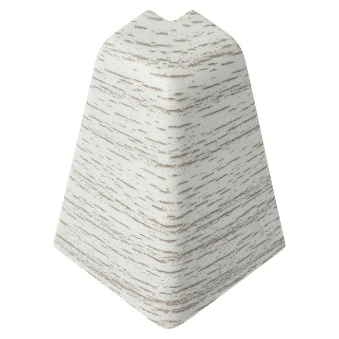 LOGOCLIC Außenecke K40 C - Buche Grau, 2 Stk., Passend für: LOGOCLIC Sockelleiste K40 C - Dekorativer Eckschutz in Weiß mit Holzmaserung. Perfekt für den Schutz von Ecken und verleiht gleichzeitig einen stilvollen Akzent.