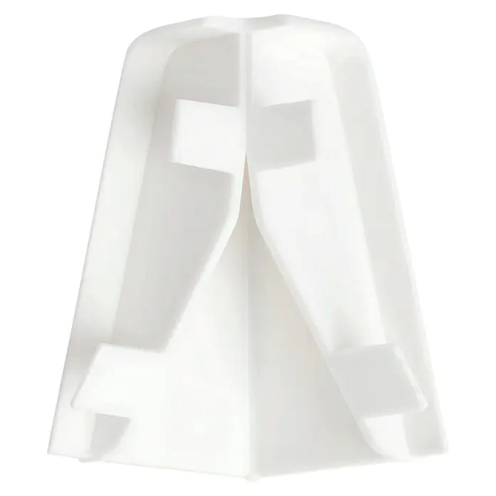 LOGOCLIC Außenecke K40 C - Weiß, 2 Stk., Passend für: LOGOCLIC Sockelleiste K40 C - Weiße Eckenverpackung für optimalen Schutz von Produkten während des Versands, sichere und zuverlässige Polsterung.