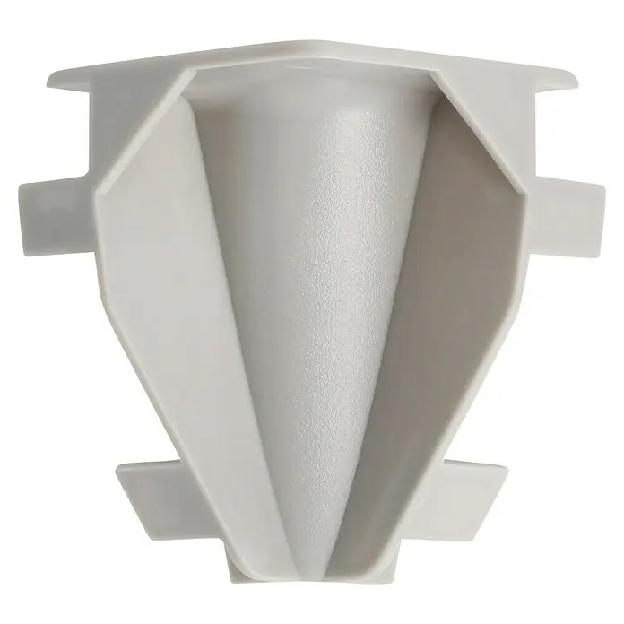 LOGOCLIC Innenecke K40 C - Grau, 2 Stk., Passend für: LOGOCLIC Sockelleiste K40 C - Grauer Kunststoffeinsatz für Kaffeezubereitung, geeignet für Filtertüten, für einen aromatischen, handgebrühten Kaffee.
