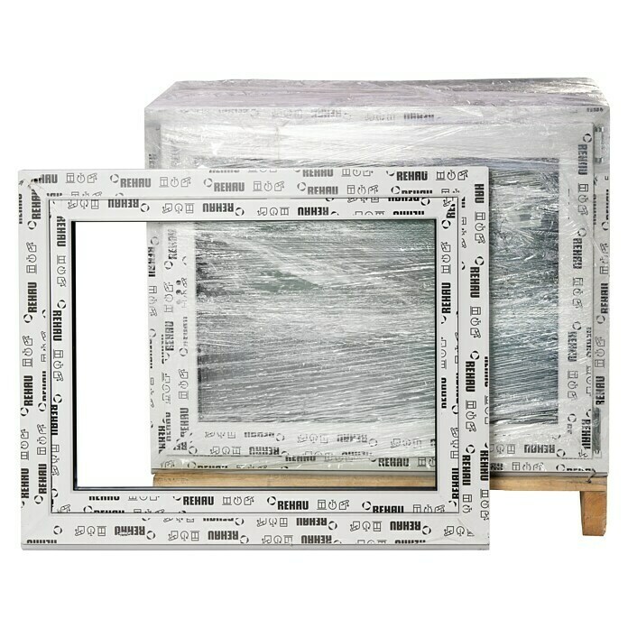 Solid Elements Ventana de PVC Basic (100 x 80 cm, Acristalamiento: x 3, Apertura según normativa: Derecha) | BAUHAUS