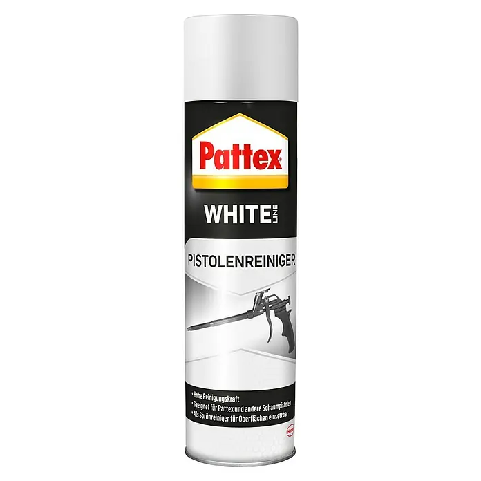 Pattex Schaumpistolenreiniger White Line - 500 ml - Ein Dose Pattex White Line Pistolenreiniger. Dieses Produkt ist zur Reinigung von Schaumpistolen und Oberflächen geeignet.
