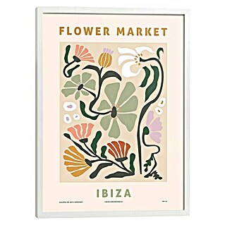 Canvasschilderij Modern Frame (Ibiza Flowers, b x h: 50 x 70 cm)