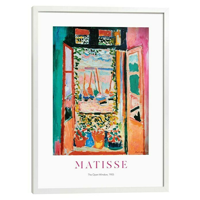 Reinders Bild Modern Frame (Matisse Window, B x H: 50 x 70 cm) | BAUHAUS