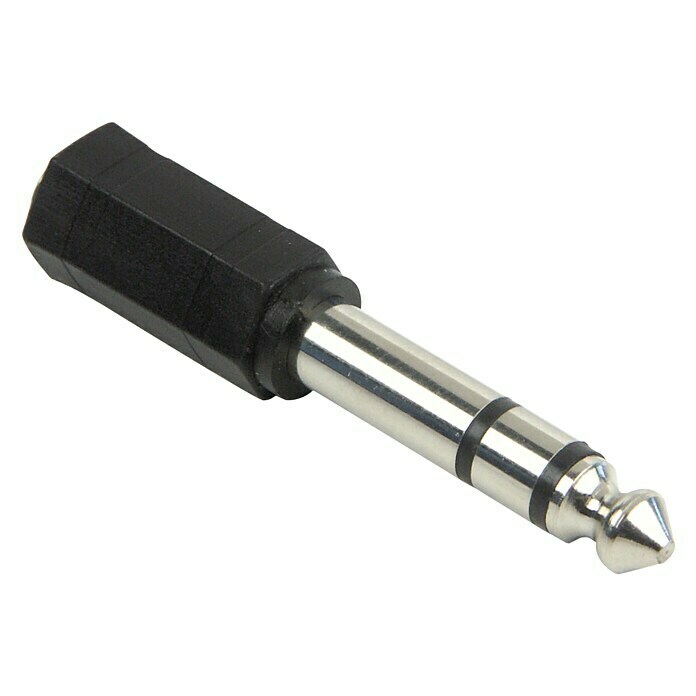 Schwaiger Audio-Adapter (Klinkenkupplung 3,5 mm, Klinkenstecker 6,3 mm)