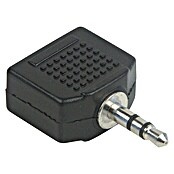 Schwaiger Audio-Adapter (2 x Klinkenkupplung  3,5 mm, 1 x Klinkenstecker 3,5 mm)