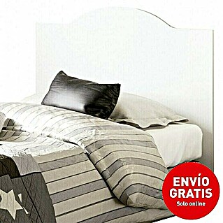 Muebles Pitarch Cabecero de cama Valentina (L x An x Al: 1,6 x 100 x 80 cm, Blanco)