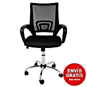 Silla de oficina Martina (Negro, Ruedas) | BAUHAUS